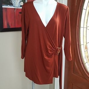 Coldwater Creek faux wrap top 💥 final price